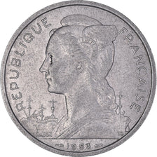 Monnaie, Madagascar, 5 Francs, 1953, Paris, TTB+, Aluminium, KM:5