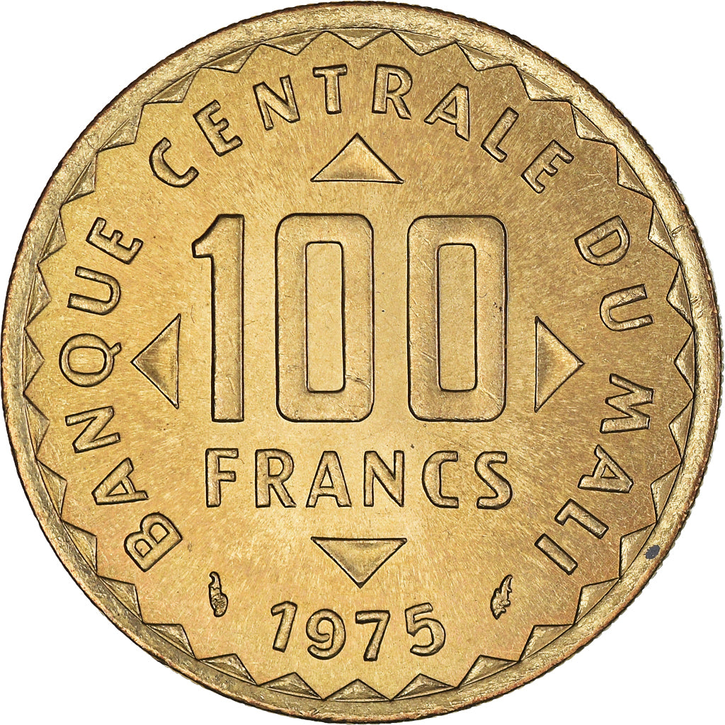 Monnaie, Mali, 100 Francs, 1975, Paris, SUP, Nickel-Cuivre, KM:10