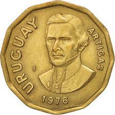 Uruguay, Nuevo Peso, 1976, Santiago, KM:69, AU(55-58), Aluminum-Bronze