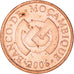 Moneda, Mozambique, Centavo, 2006, MBC+, Cobre chapado en acero, KM:132