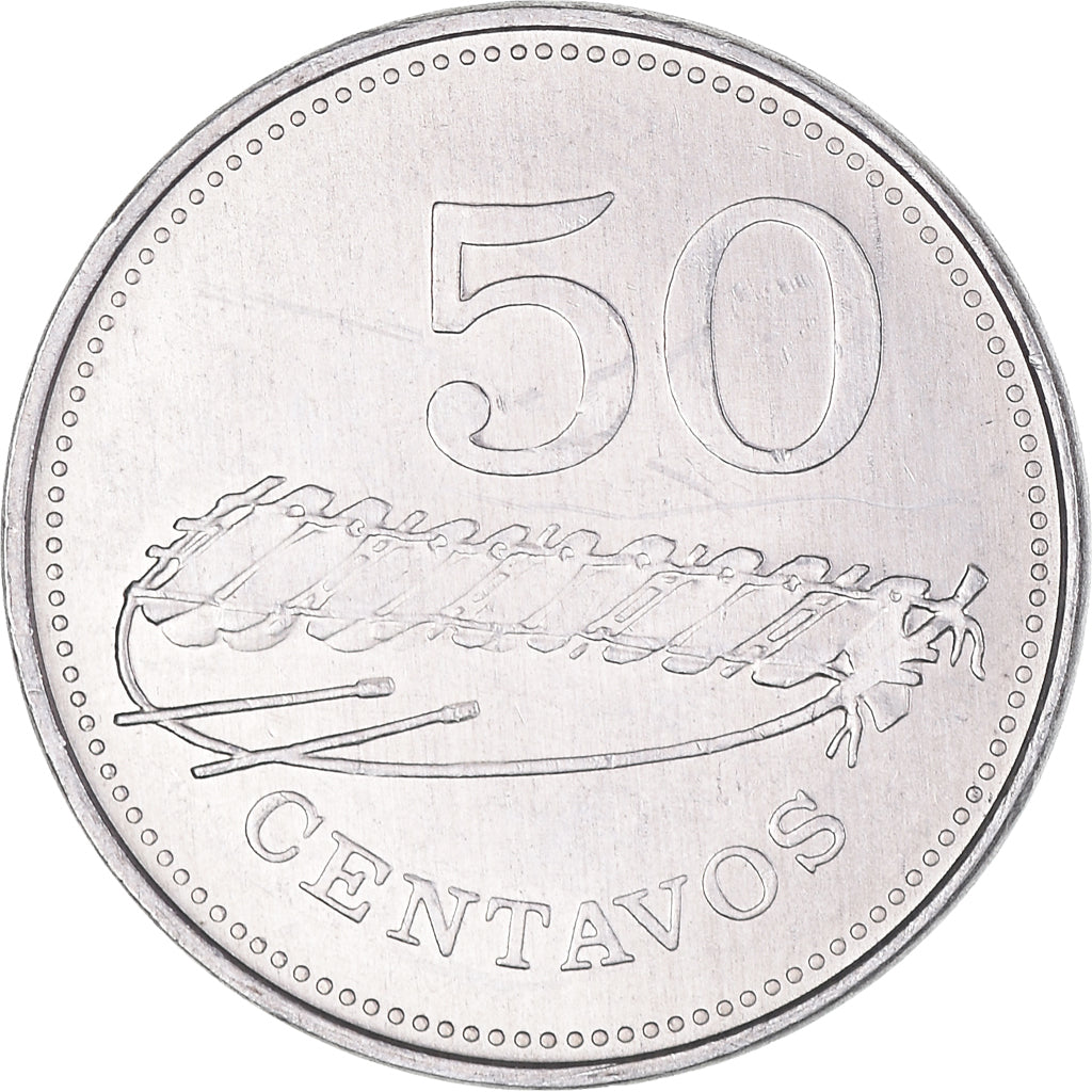 Moneda, Mozambique, 50 Centavos, 1982, MBC+, Aluminio, KM:98