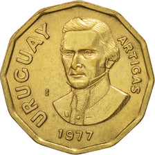 Uruguay, Nuevo Peso, 1977, Santiago, KM:69, SUP+, Aluminum-Bronze