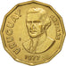 Uruguay, Nuevo Peso, 1977, Santiago, KM:69, SUP+, Aluminum-Bronze