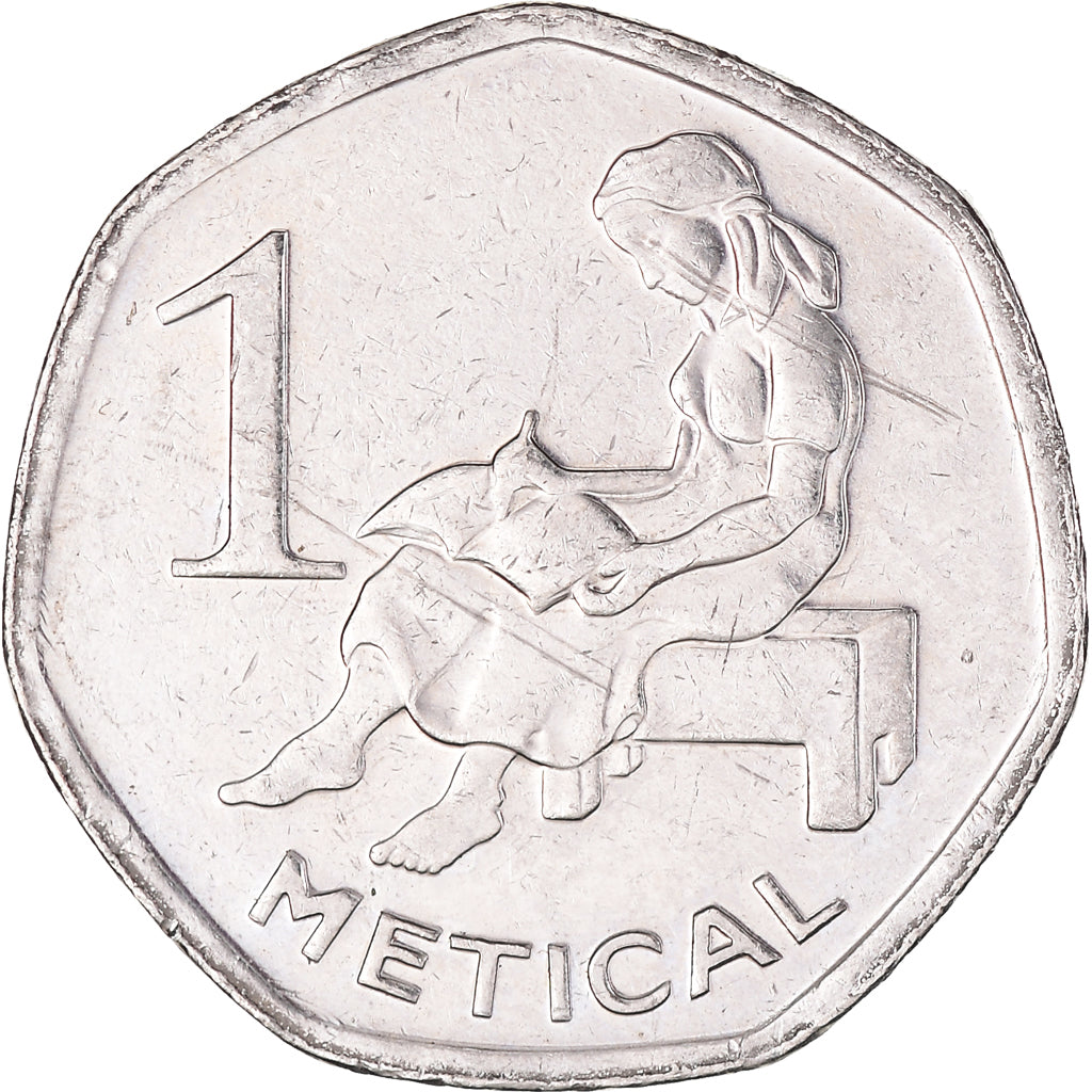 Moeda, Moçambique, Metical, 2006, EF(40-45), Aço Niquelado, KM:137