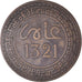 Monnaie, Maroc, 'Abd al-Aziz, 5 Mazunas, 1903/AH1321, Paris, TTB, Bronze