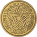 Moneta, Maroko, Mohammed V, Franc, 1945, Paris, AU(50-53), Aluminium-Brąz