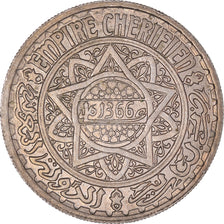 Moneta, Maroko, Mohammed V, 10 Francs, AH 1366/1946, Paris, AU(50-53)