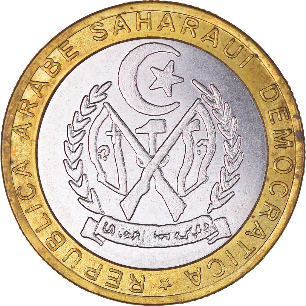 Monnaie, République arabe sahraouie démocratique, 500 Pesetas, 2004, Fennecs