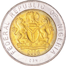 Monnaie, Nigéria, Naira, 2006, SUP, Bimétallique, KM:18