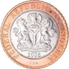 Monnaie, Nigéria, 2 Naira, 2006, SUP+, Bimétallique, KM:19
