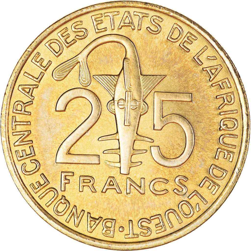 Monnaie, Communauté économique des États de l'Afrique de l'Ouest, 25 Francs