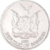 Moeda, Namíbia, 5 Cents, 1993, Vantaa, VF(30-35), Aço Niquelado, KM:1