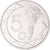 Moneda, Namibia, 5 Cents, 1993, Vantaa, BC+, Níquel chapado en acero, KM:1