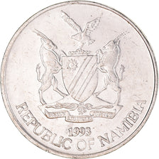 Monnaie, Namibie, 5 Cents, 1993, Vantaa, TTB+, Nickel plaqué acier, KM:1