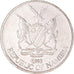 Münze, Namibia, 5 Cents, 1993, Vantaa, SS+, Nickel plated steel, KM:1