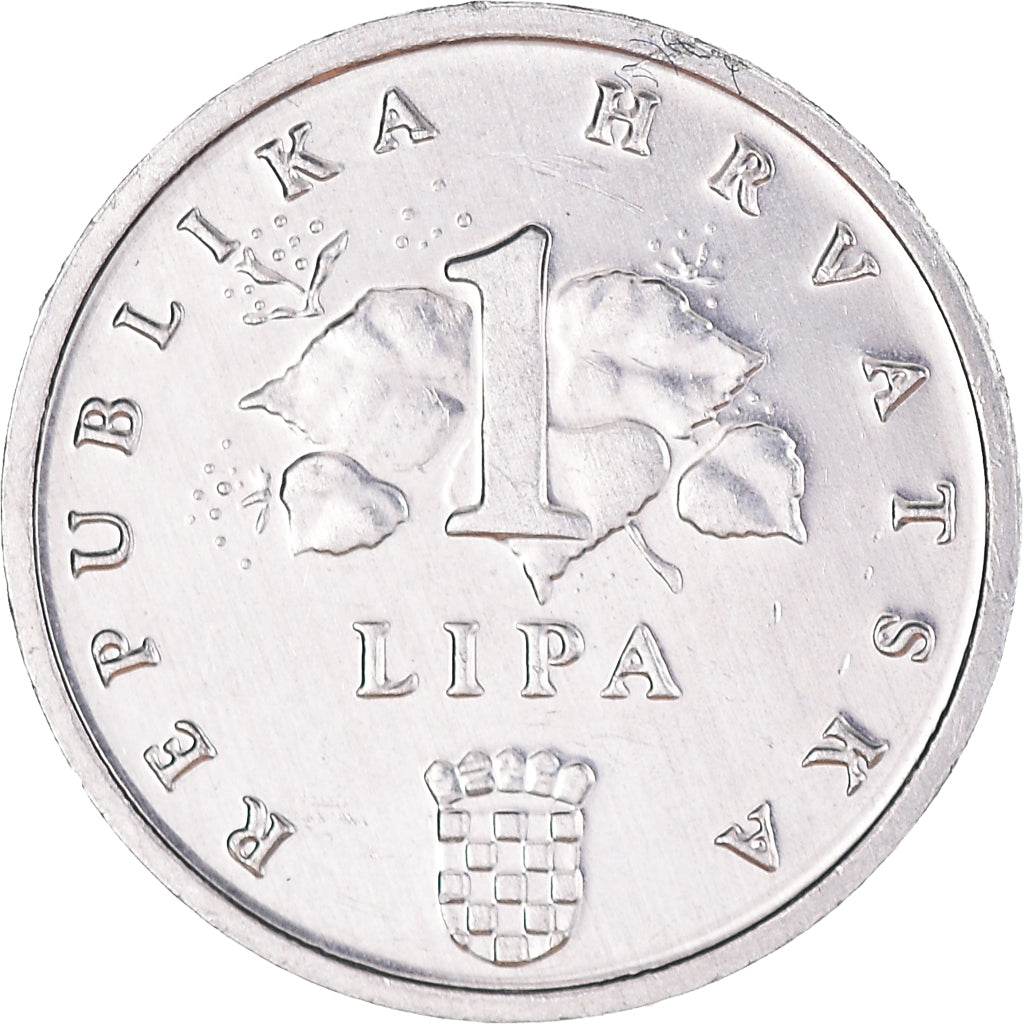 Munten, Kroatië, Lipa, 1993, PR, Aluminium, KM:3