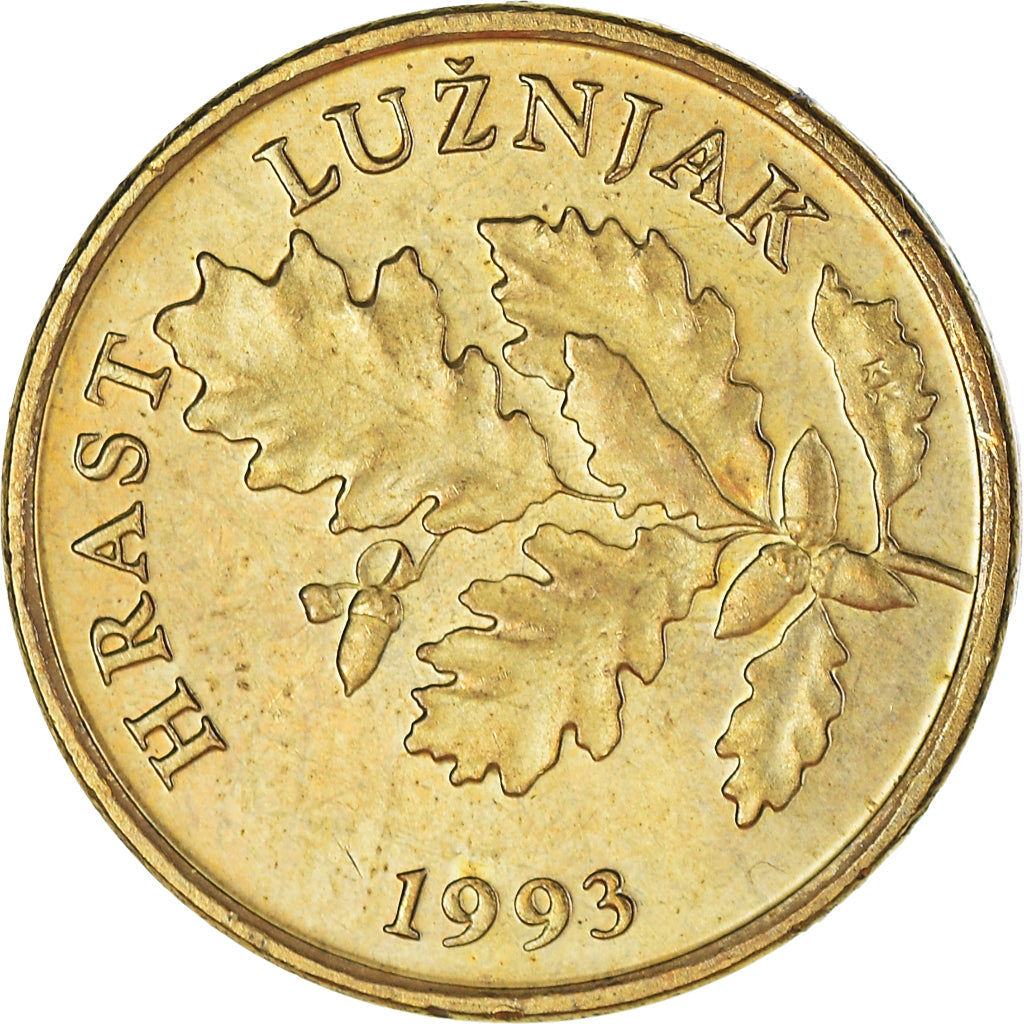 Monnaie, Croatie, 5 Lipa, 1993, TTB+, Brass plated steel, KM:5