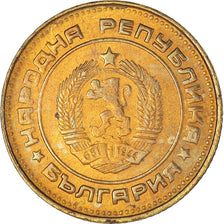 Moneda, Bulgaria, 2 Stotinki, 1990, EBC, Latón, KM:85