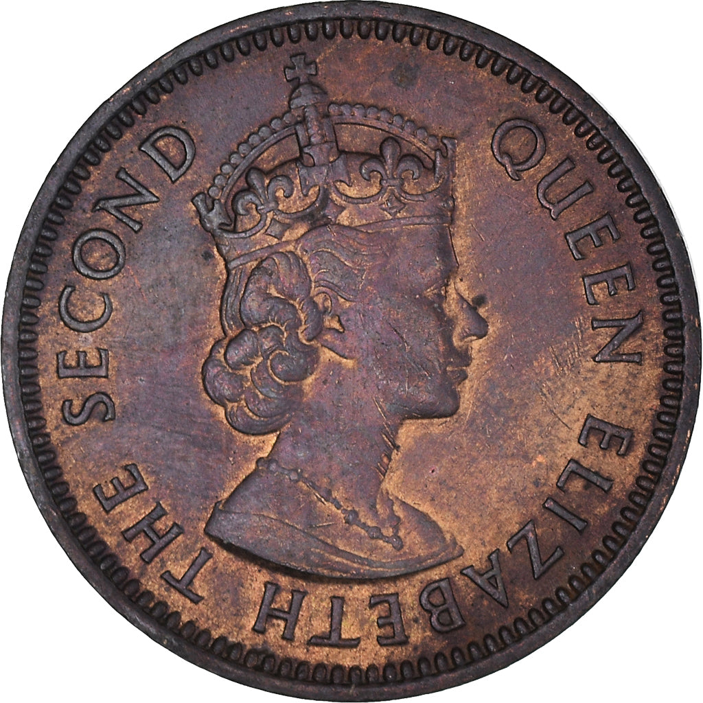 Monnaie, Chypre, 3 Mils, 1955, TTB+, Bronze, KM:33