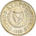 Moneta, Cypr, Cent, 1992, AU(50-53), Mosiądz niklowy, KM:53.3