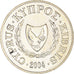 Coin, Cyprus, 10 Cents, 2004, AU(50-53), Nickel-brass, KM:56.3