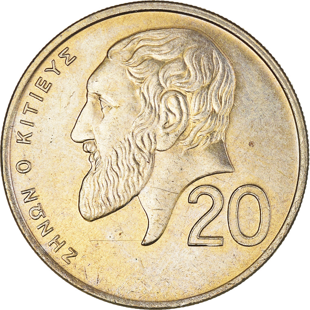 Münze, Zypern, 20 Cents, 1992, SS+, Nickel-brass, KM:62.2