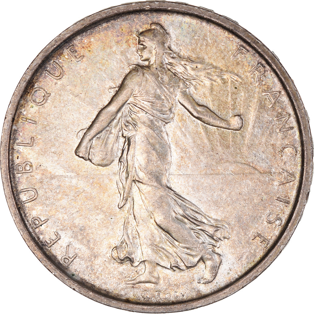 Monnaie, France, Semeuse, 5 Francs, 1968, TTB+, Argent, Gadoury:770, KM:926