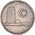 Moeda, Malásia, 10 Sen, 1973, Franklin Mint, VF(30-35), Cobre-níquel, KM:3