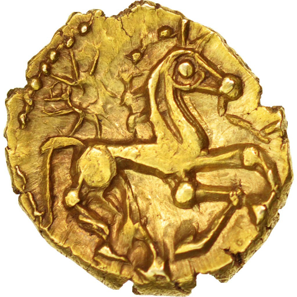 Bellovaci, 1/4 Stater, AU(50-53), Gold, Delestré:274