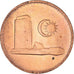 Moneda, Malasia, Sen, 1987, MBC+, Cobre recubierto de acero, KM:1a
