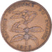 Munten, Rwanda, 5 Francs, 1977, British Royal Mint, FR+, Bronzen, KM:13