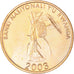 Monnaie, Rwanda, 10 Francs, 2003, TTB, Brass plated steel, KM:24