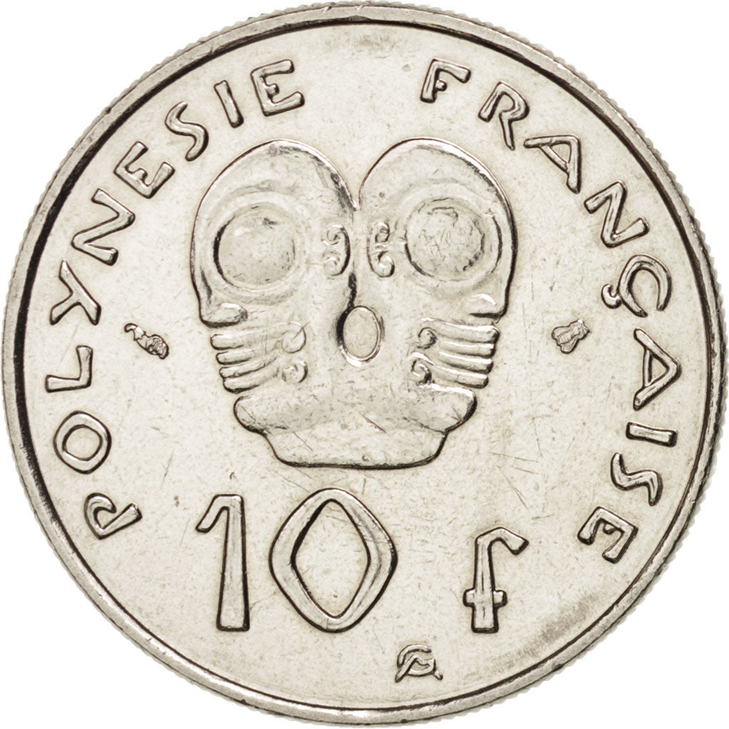 Moneta, Polinesia francese, 10 Francs, 1995, Paris, SPL+, Nichel, KM:8