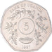 Munten, Oeganda, 5 Shillings, 1987, ZF+, Nickel plated steel, KM:29