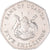 Moneta, Uganda, 5 Shillings, 1987, AU(50-53), Nickel platerowany stalą, KM:29