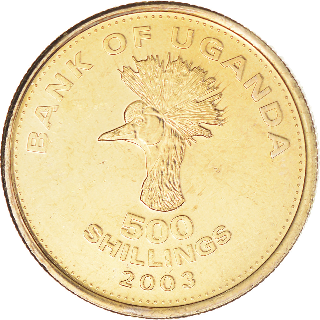 Moeda, Uganda, 500 Shillings, 2003, Royal Canadian Mint, AU(50-53)