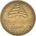 Moneta, Liban, 5 Piastres, 1970, VF(20-25), Mosiądz niklowy, KM:25.1