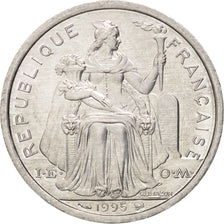 Polinesia francese, 2 Francs, 1995, Paris, SPL+, Alluminio, KM:10