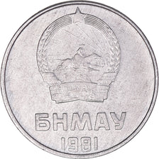 Moneda, Mongolia, 2 Mongo, 1981, MBC+, Aluminio, KM:28