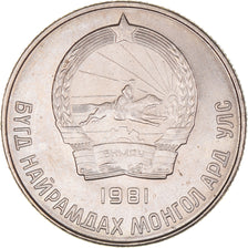 Coin, Mongolia, 20 Mongo, 1981, EF(40-45), Copper-nickel, KM:32