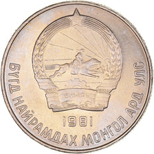 Monnaie, Mongolie, 20 Mongo, 1981, SUP, Cupro-nickel, KM:32