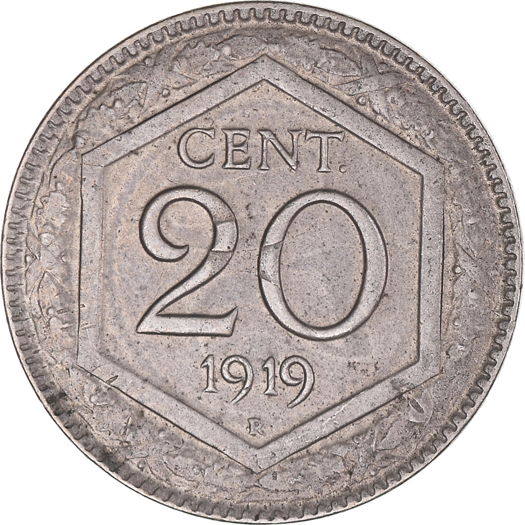 Munten, Italië, Vittorio Emanuele III, 20 Centesimi, 1919, Rome, ZF+
