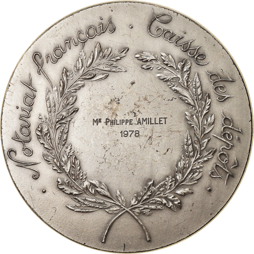 Frankrijk, Medaille, Notary, Jean Etienne Marie Portalis , Notariat Français