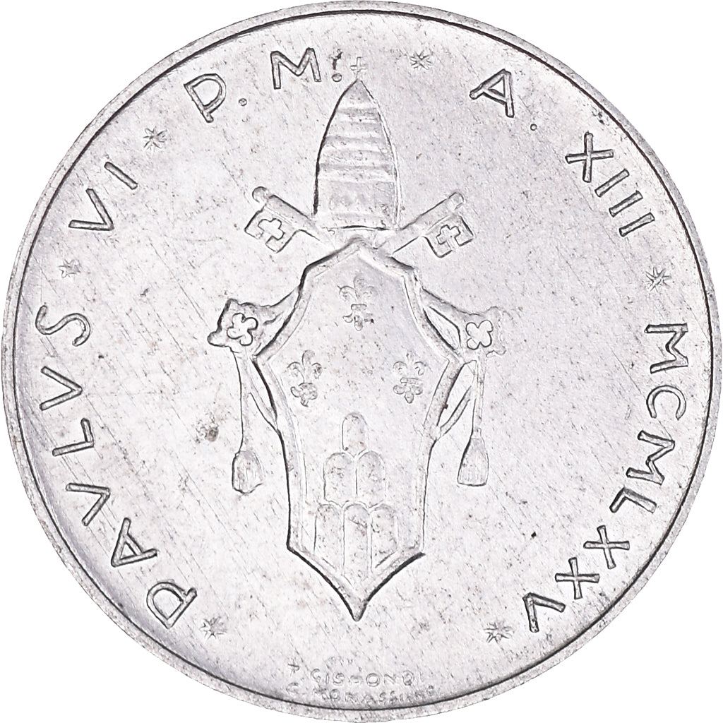 Monnaie, Cité du Vatican, Paul VI, Lira, 1977, Roma, SUP, Aluminium, KM:116