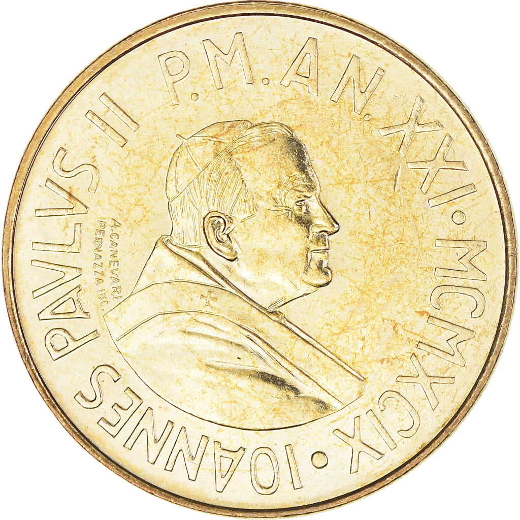 Monnaie, Cité du Vatican, John Paul II, 20 Lire, 1999, Rome, SUP
