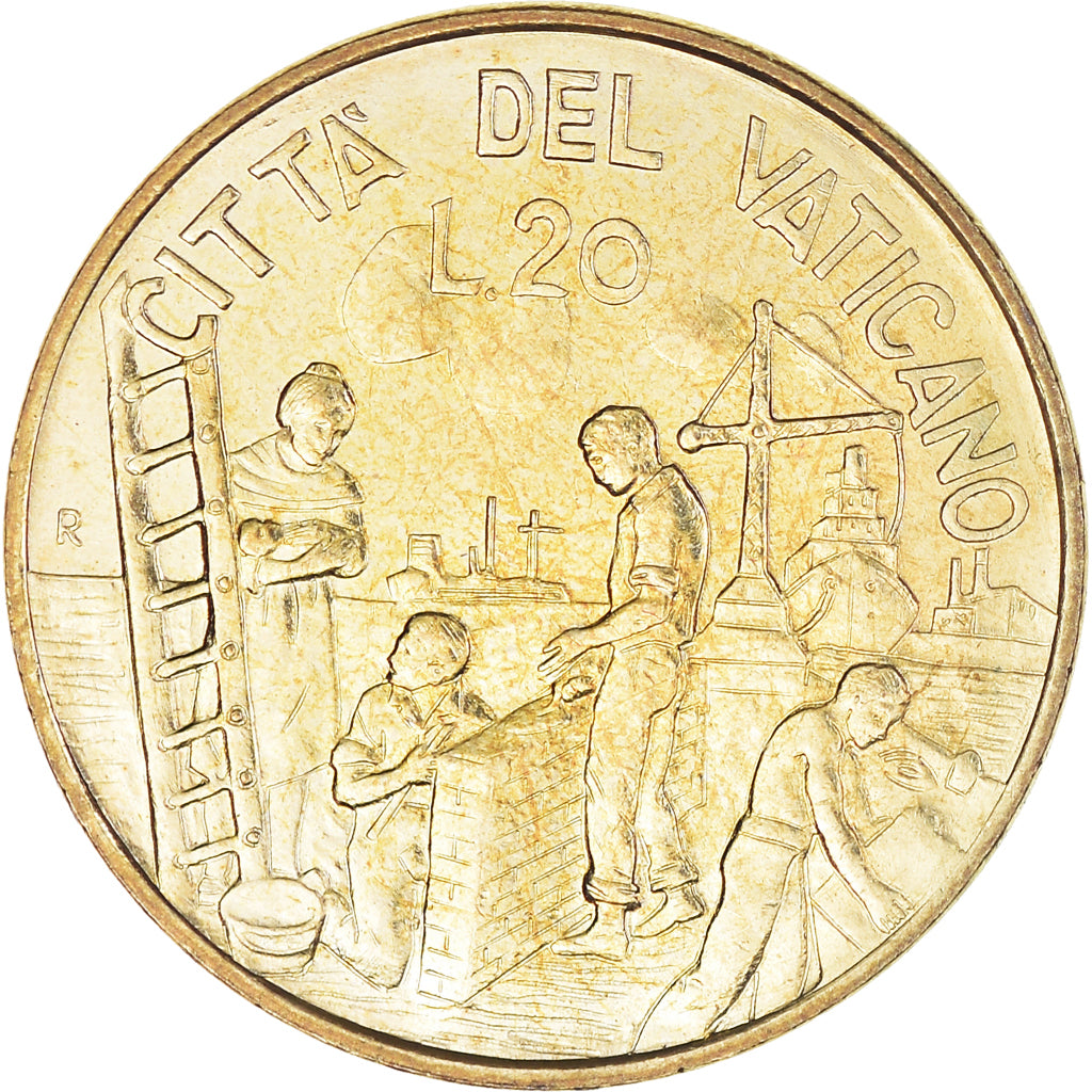 Monnaie, Cité du Vatican, John Paul II, 20 Lire, 1999, Rome, SUP
