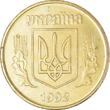 Monnaie, Ukraine, 50 Kopiyok, 1992, Kyiv, TTB+, Laiton, KM:3.1