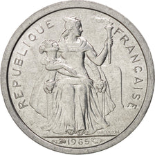 French Polynesia, 50 Centimes, 1965, Paris, KM:1, MS(65-70), Aluminum