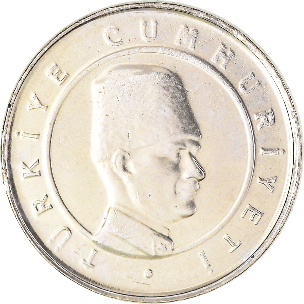 Moneta, Turchia, 10 New Kurus, 2005, Istanbul, BB+, Rame-nichel-zinco, KM:1166