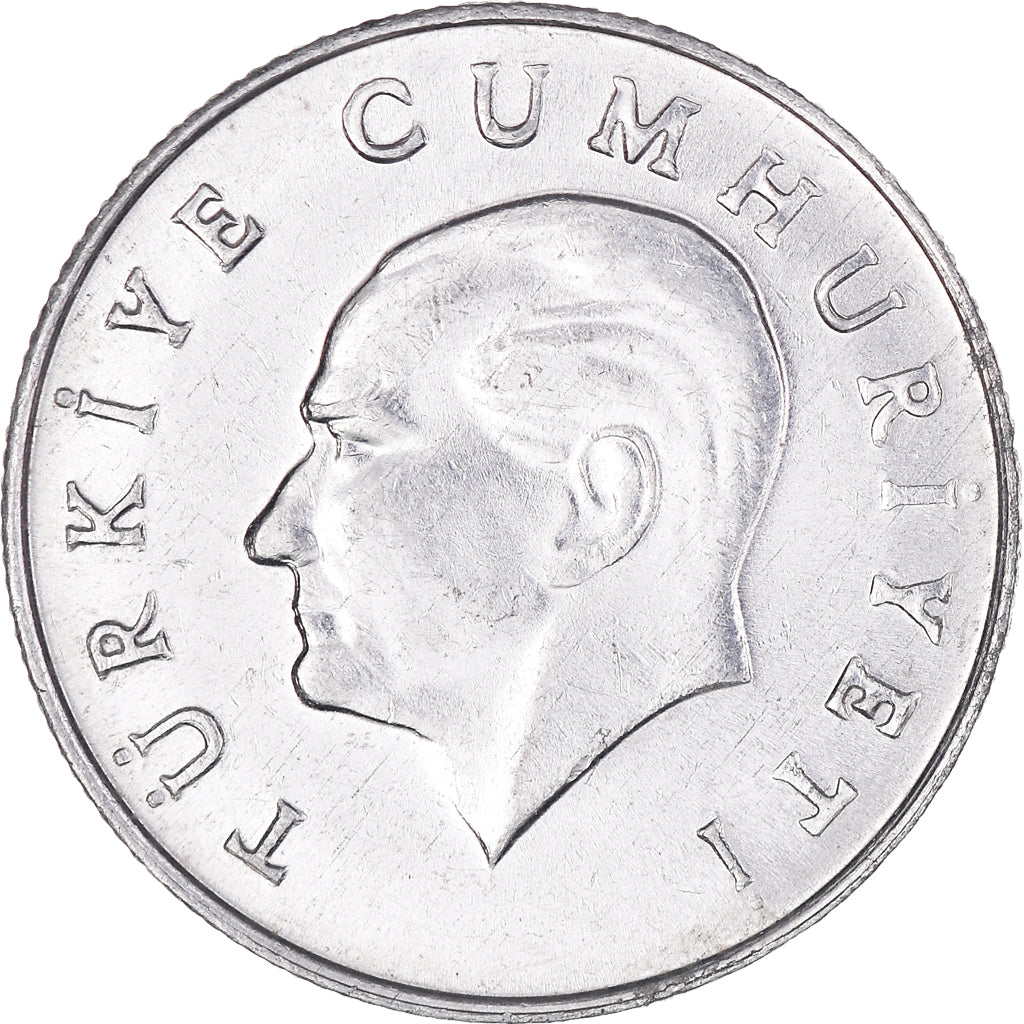 Moneta, Turchia, 10 Lira, 1984, BB+, Alluminio, KM:964